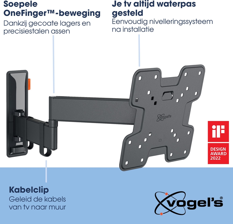 Vogel's COMFORT TVM 3245 | Draai- en kantelbare tv-beugel  | 19-43 2